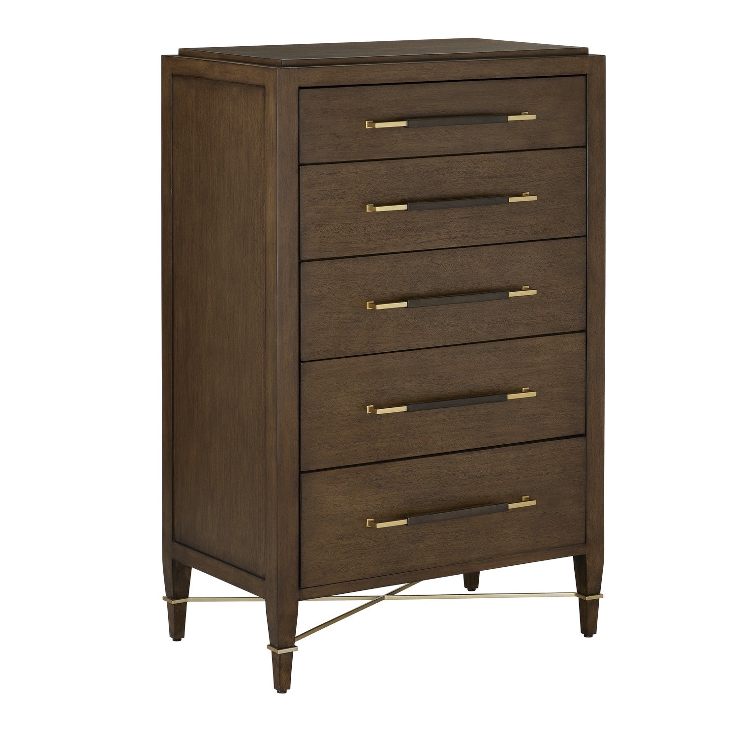 Currey and Company Chest from the Verona Collection collection in Chanterelle/Coffee/Champagne finish