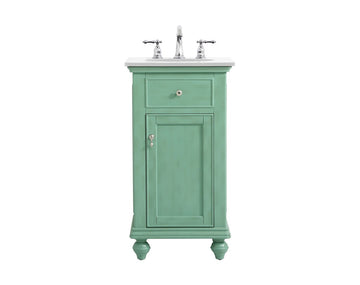 Elegant Lighting Single Bathroom Vanity from the Otto collection in Vintage Mint finish