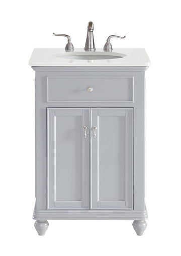 Elegant Lighting Single Bathroom Vanity from the Otto collection in Grey finish