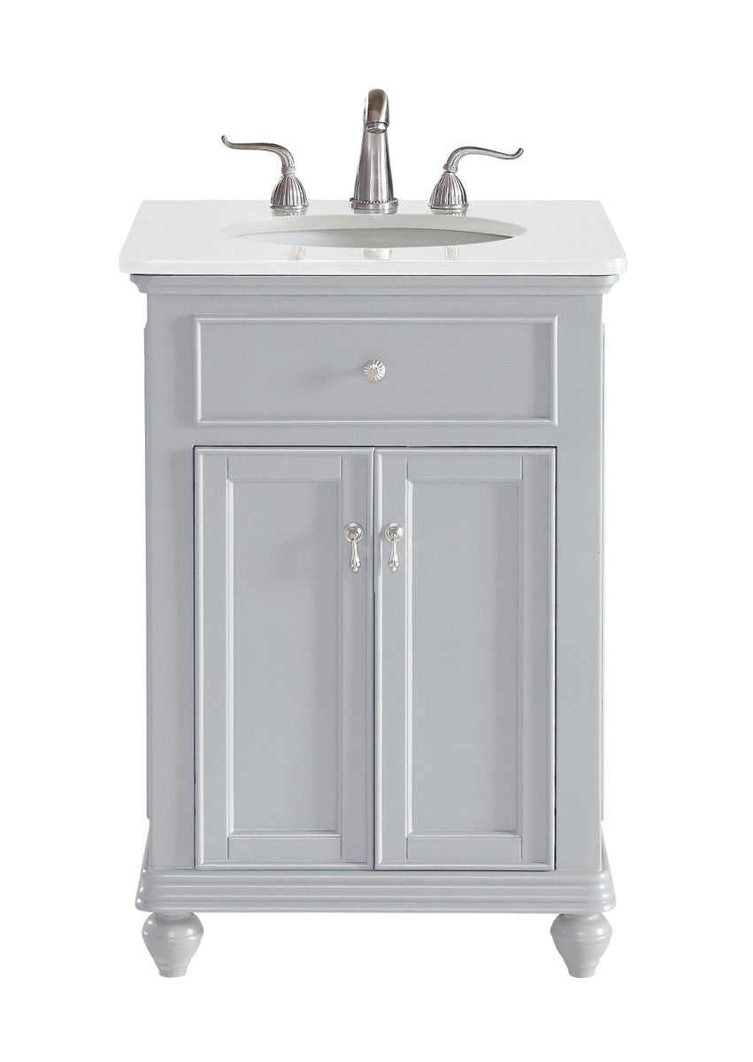 Elegant Lighting Single Bathroom Vanity from the Otto collection in Grey finish