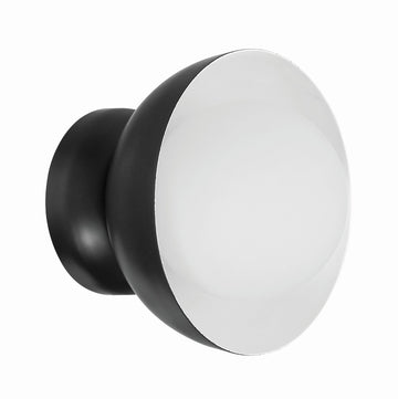 Craftmade One Light Wall Sconce from the Ventura Dome collection in Flat Black finish