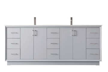 Elegant Lighting Double Bathroom Vanity from the Hayes collection in Grey finish