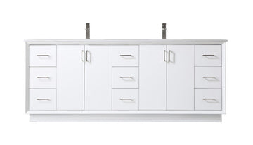Elegant Lighting Double Bathroom Vanity from the Hayes collection in White finish