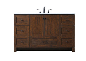 Elegant Lighting SIngle Bathroom Vanity from the Soma collection in Expresso finish