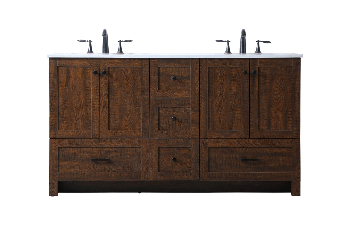 Elegant Lighting Double Bathroom Vanity from the Soma collection in Expresso finish