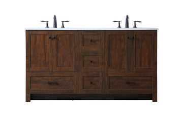 Elegant Lighting Double Bathroom Vanity from the Soma collection in Expresso finish