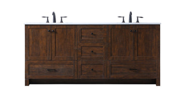 Elegant Lighting Double Bathroom Vanity from the Soma collection in Expresso finish