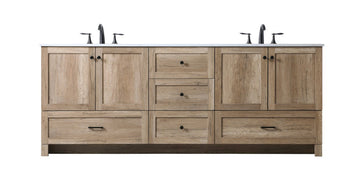 Elegant Lighting Double Bathroom Vanity from the Soma collection in Natural Oak finish