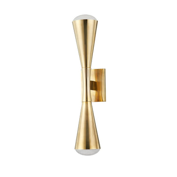 Corbett Lighting LED Wall Sconce from the Barcelona collection in Vintage Brass finish