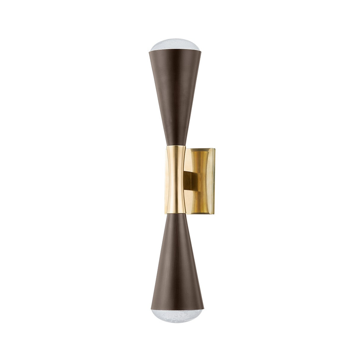 Corbett Lighting LED Wall Sconce from the Barcelona collection in Vintage Brass/Bronze finish