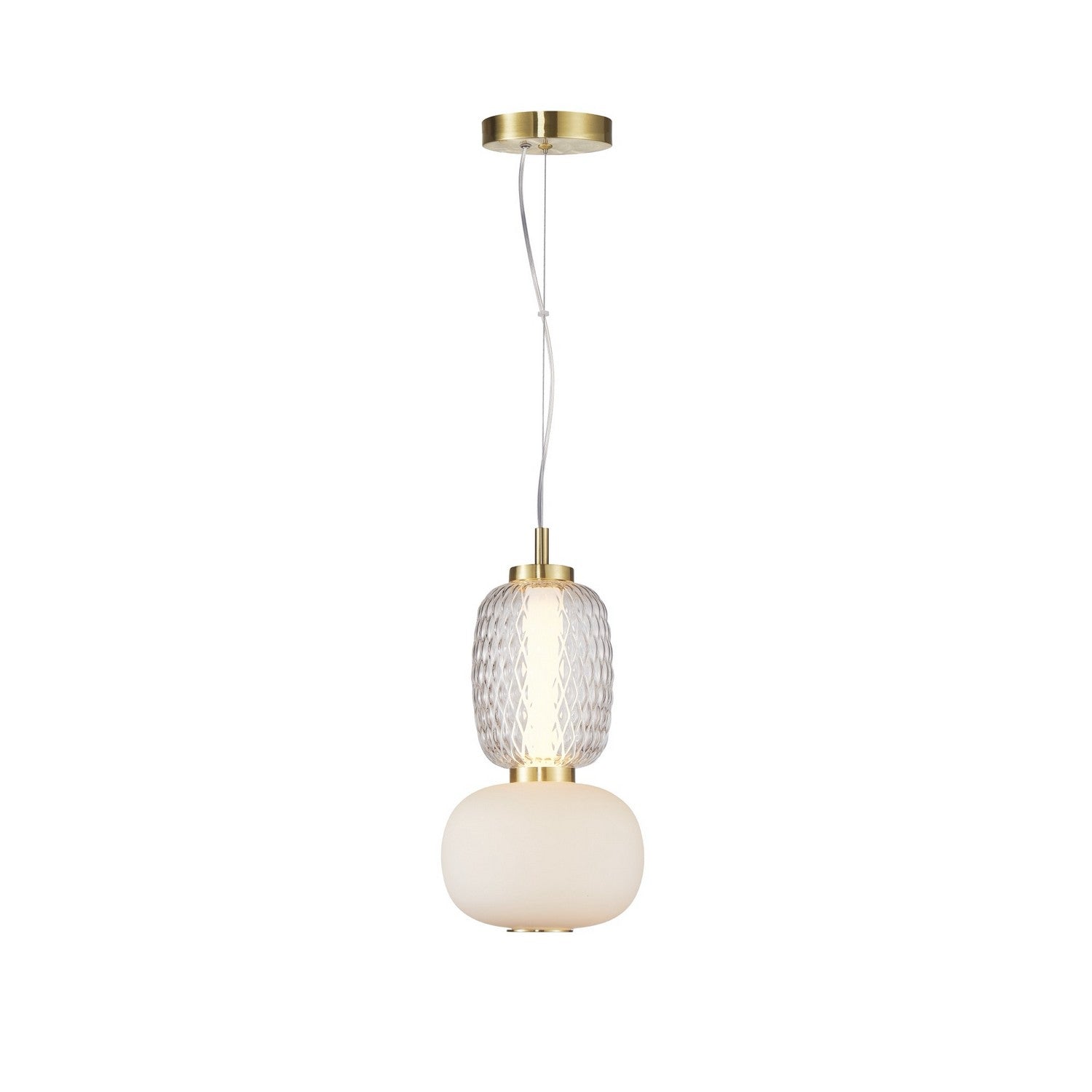 Artcraft LED Pendant from the Cyra collection in Brass finish