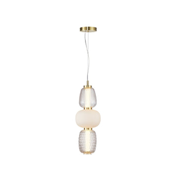 Artcraft LED Pendant from the Cyra collection in Brass finish
