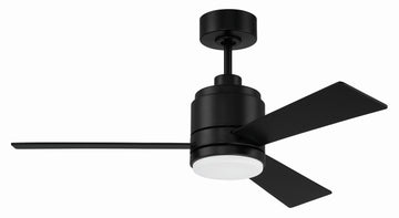 Craftmade 42"Ceiling Fan from the McCoy 42 3 Blade collection in Flat Black finish