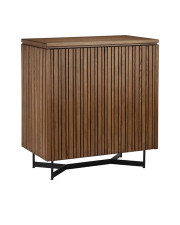Currey and Company Cabinet from the Indeo Collection collection in Morel Brown/Black finish