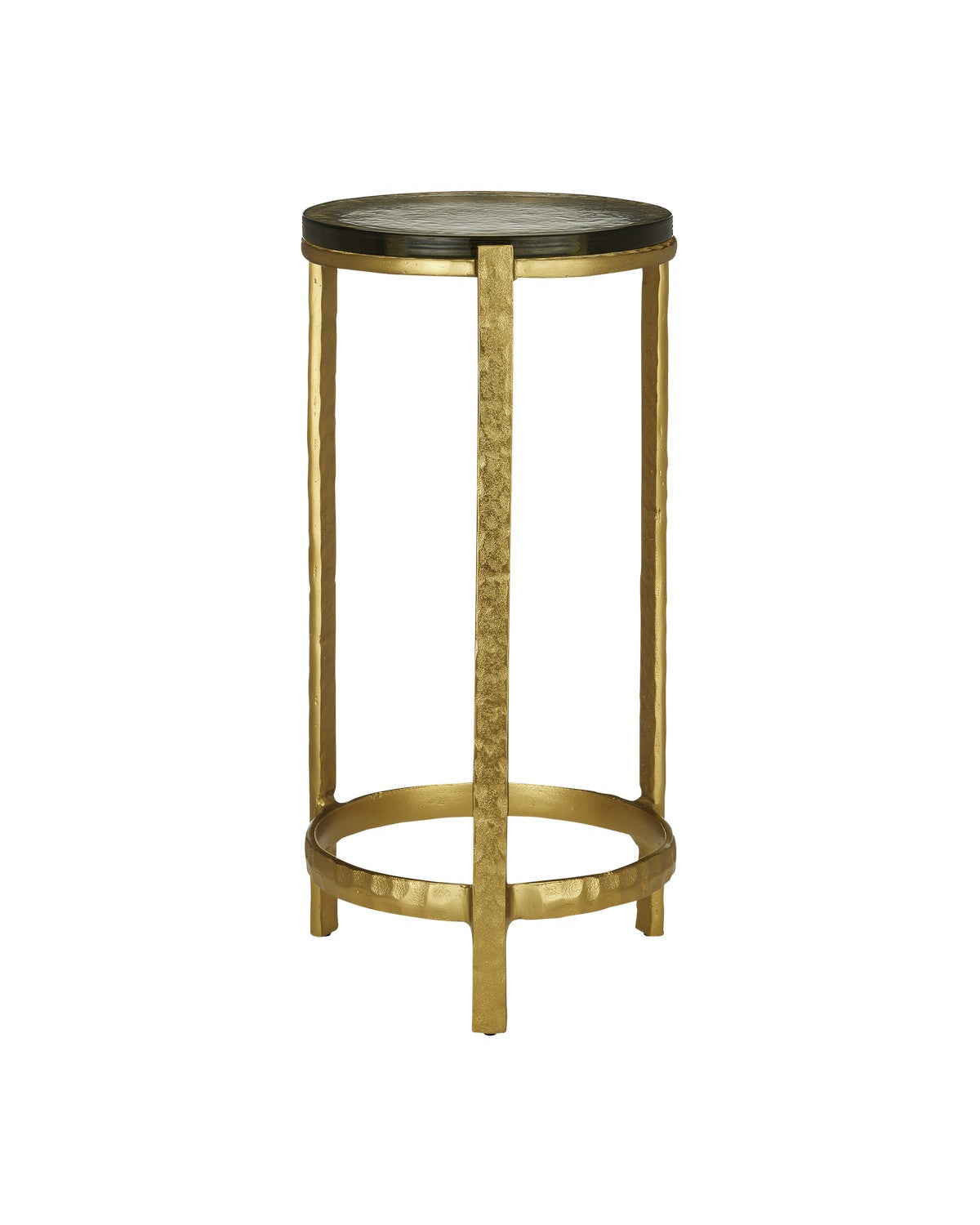 Currey and Company Drinks Table from the Acea Collection collection in Gold/Clear finish
