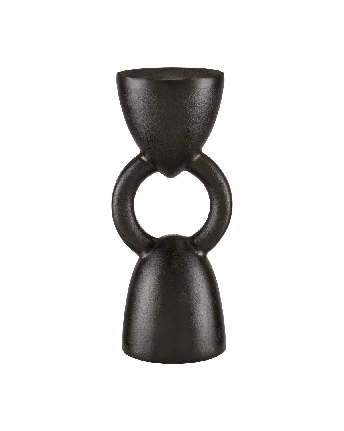 Currey and Company Drinks Table in Bronze finish