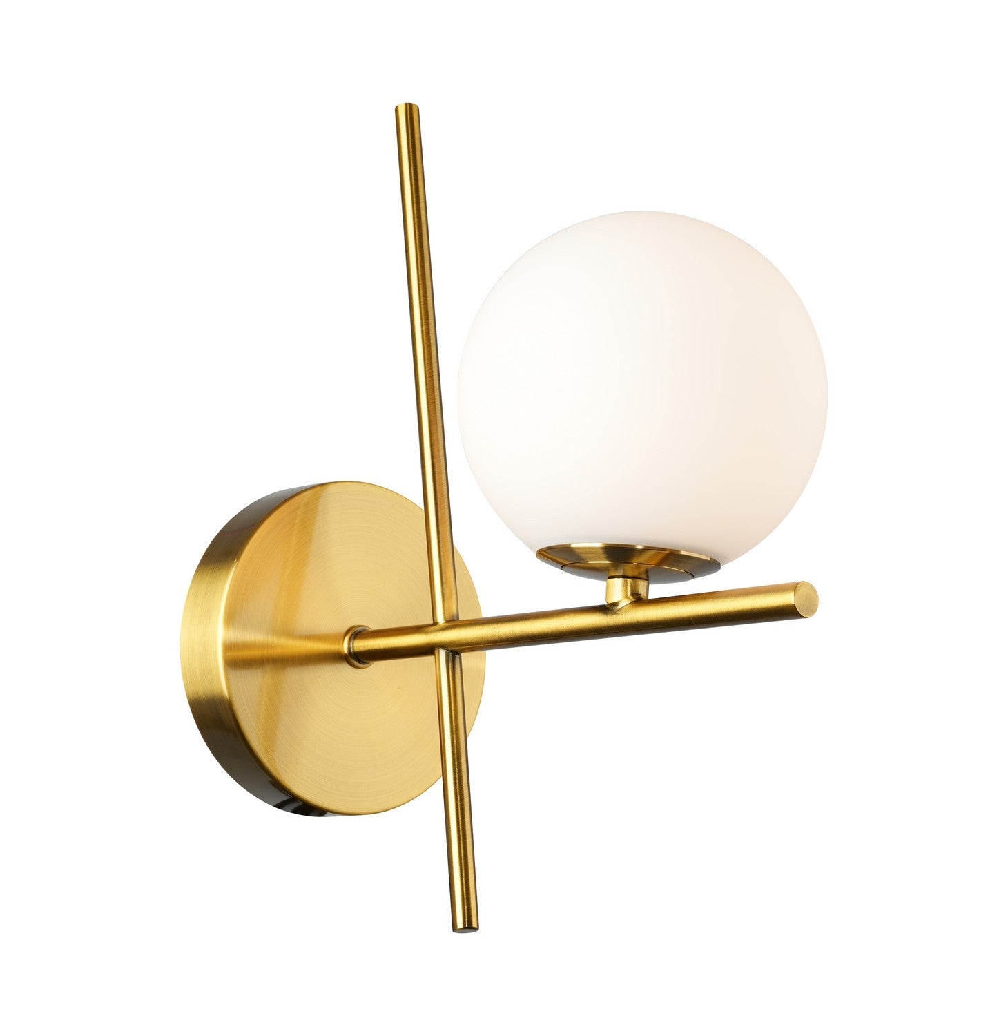 Artcraft One Light Wall Sconce from the Modena collection in Plated Brushed Brass finish
