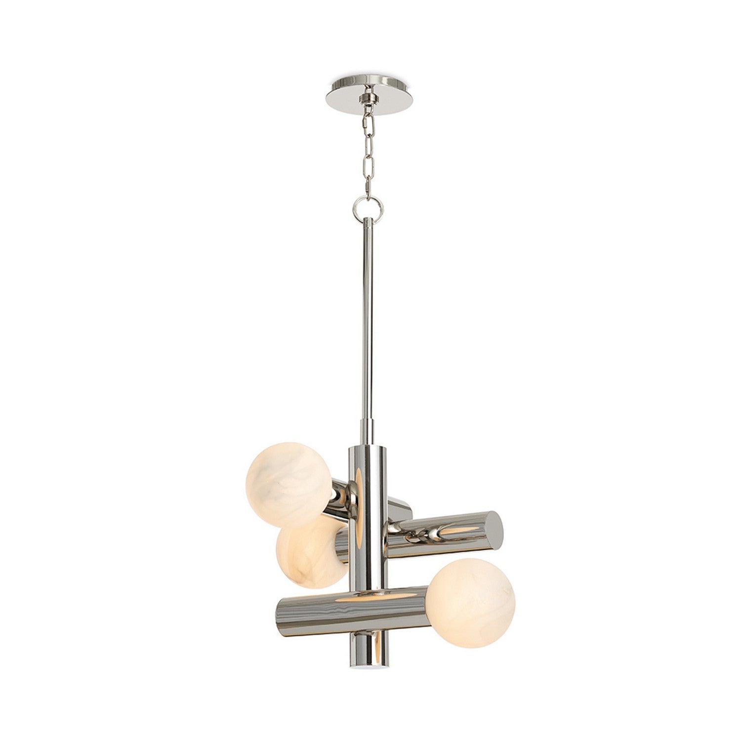 Regina Andrew LED Pendant from the Dion collection in Polished Nickel finish