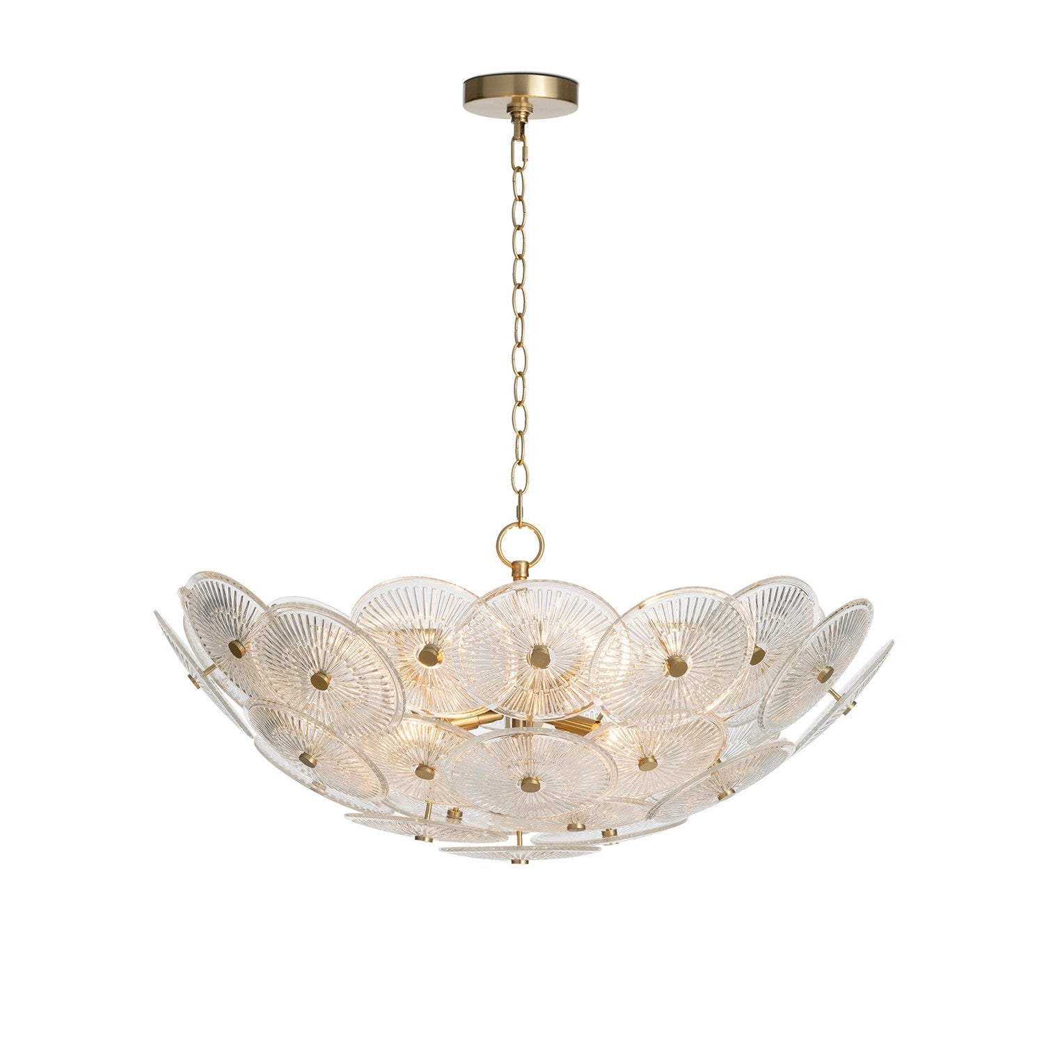 Regina Andrew Nine Light Chandelier from the Holly collection in Clear finish
