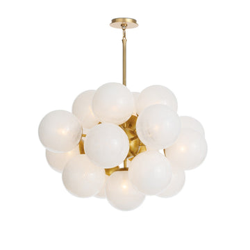 Regina Andrew 17 Light Chandelier from the Shine collection in Natural Brass finish