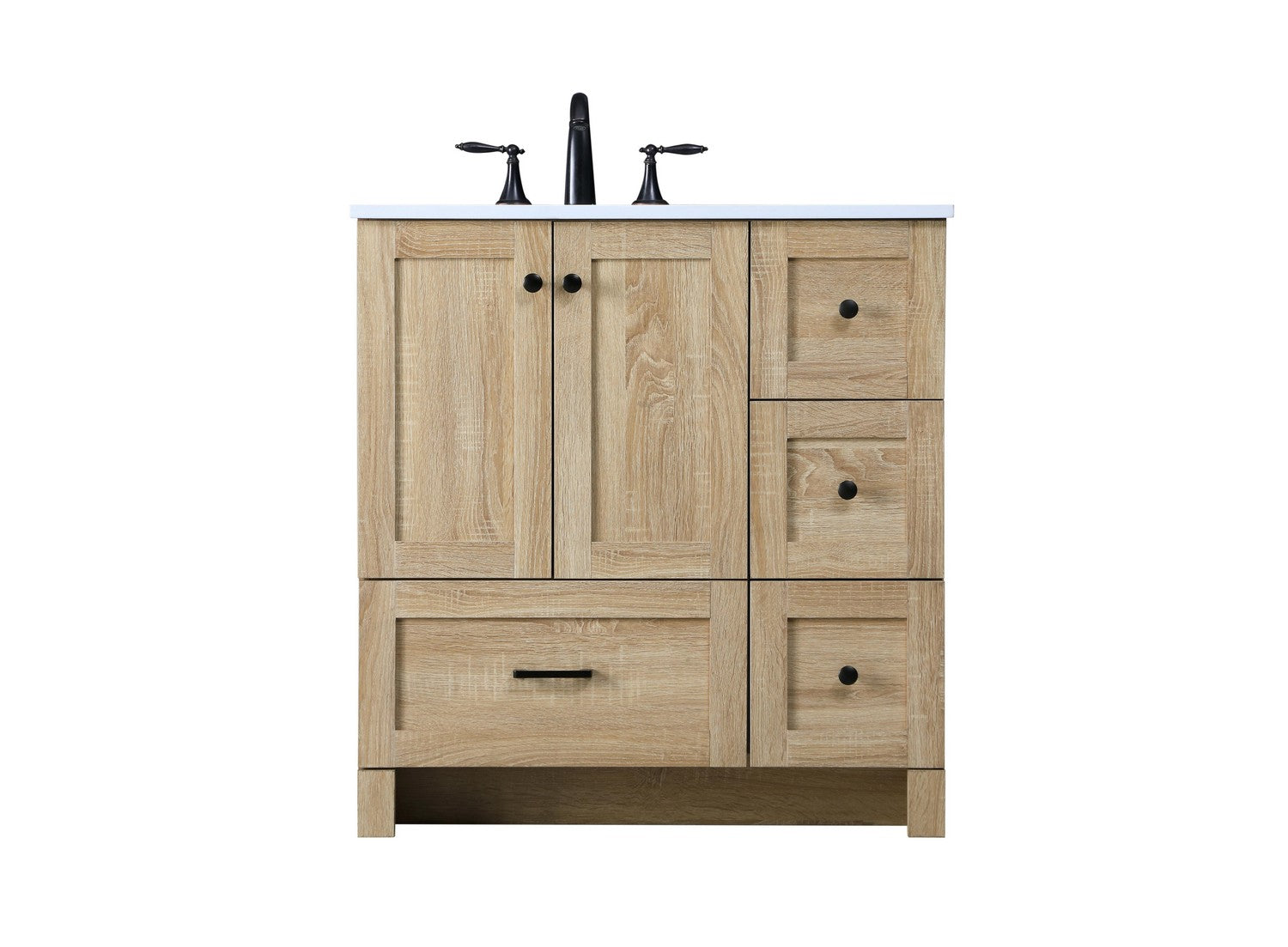 Elegant Lighting Single Bathroom Vanity from the Soma collection in Mango Wood finish