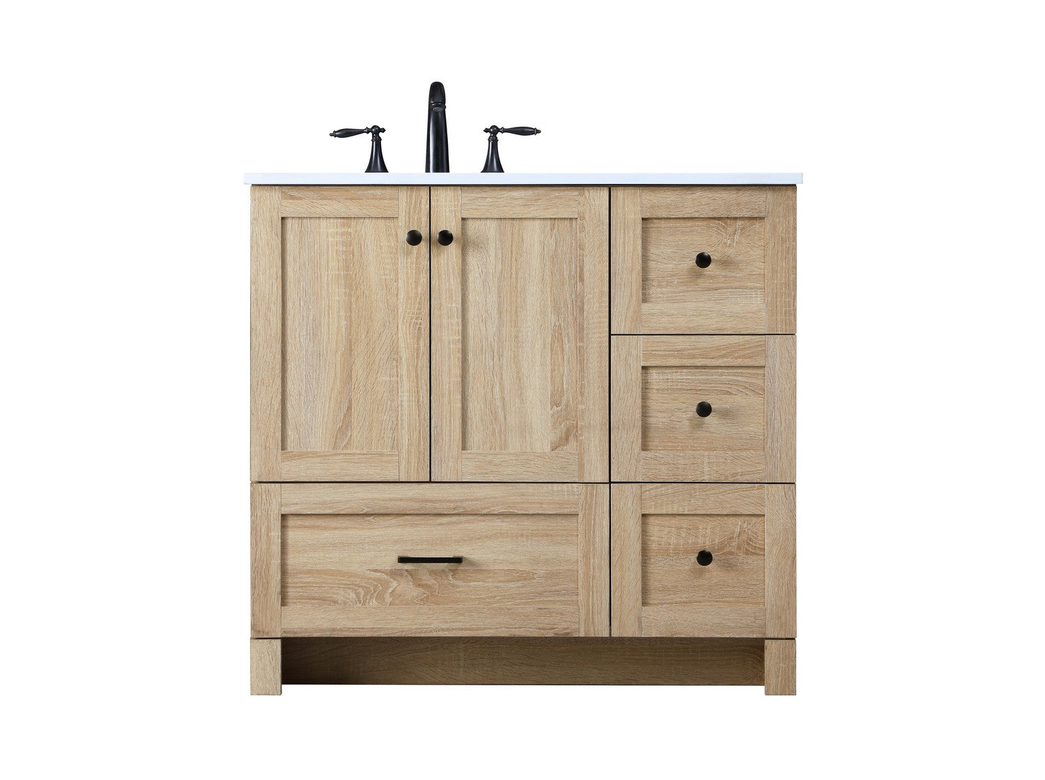 Elegant Lighting Single Bathroom Vanity from the Soma collection in Mango Wood finish