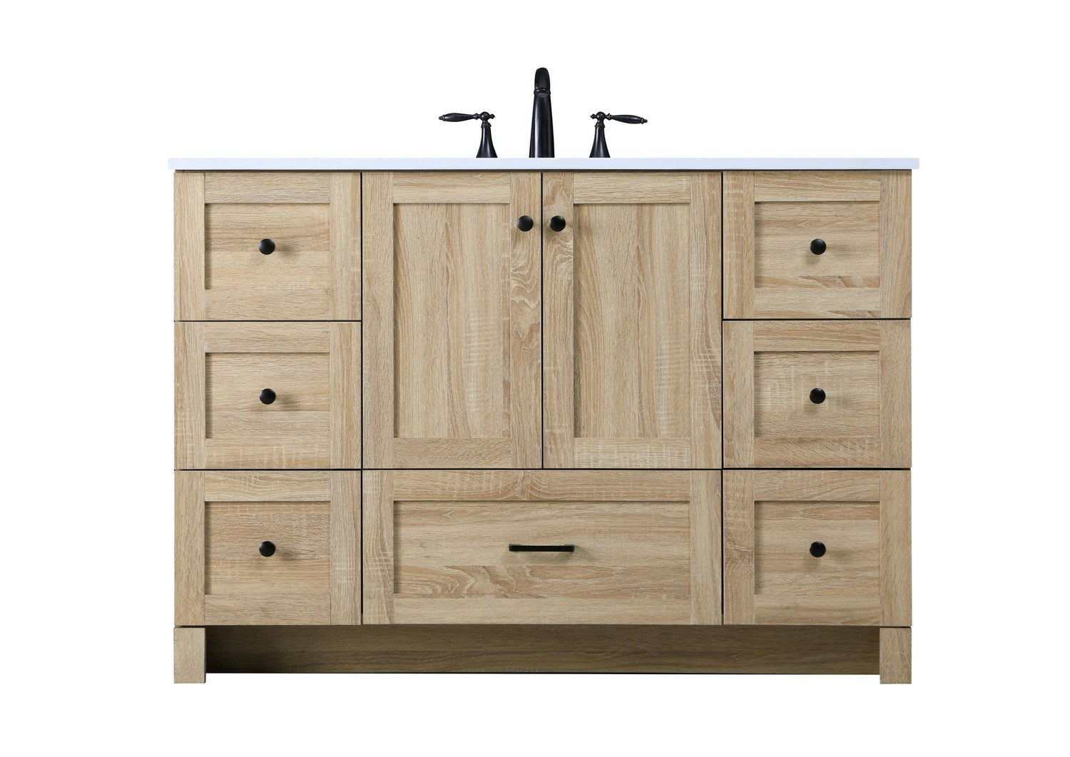 Elegant Lighting Single Bathroom Vanity from the Soma collection in Mango Wood finish