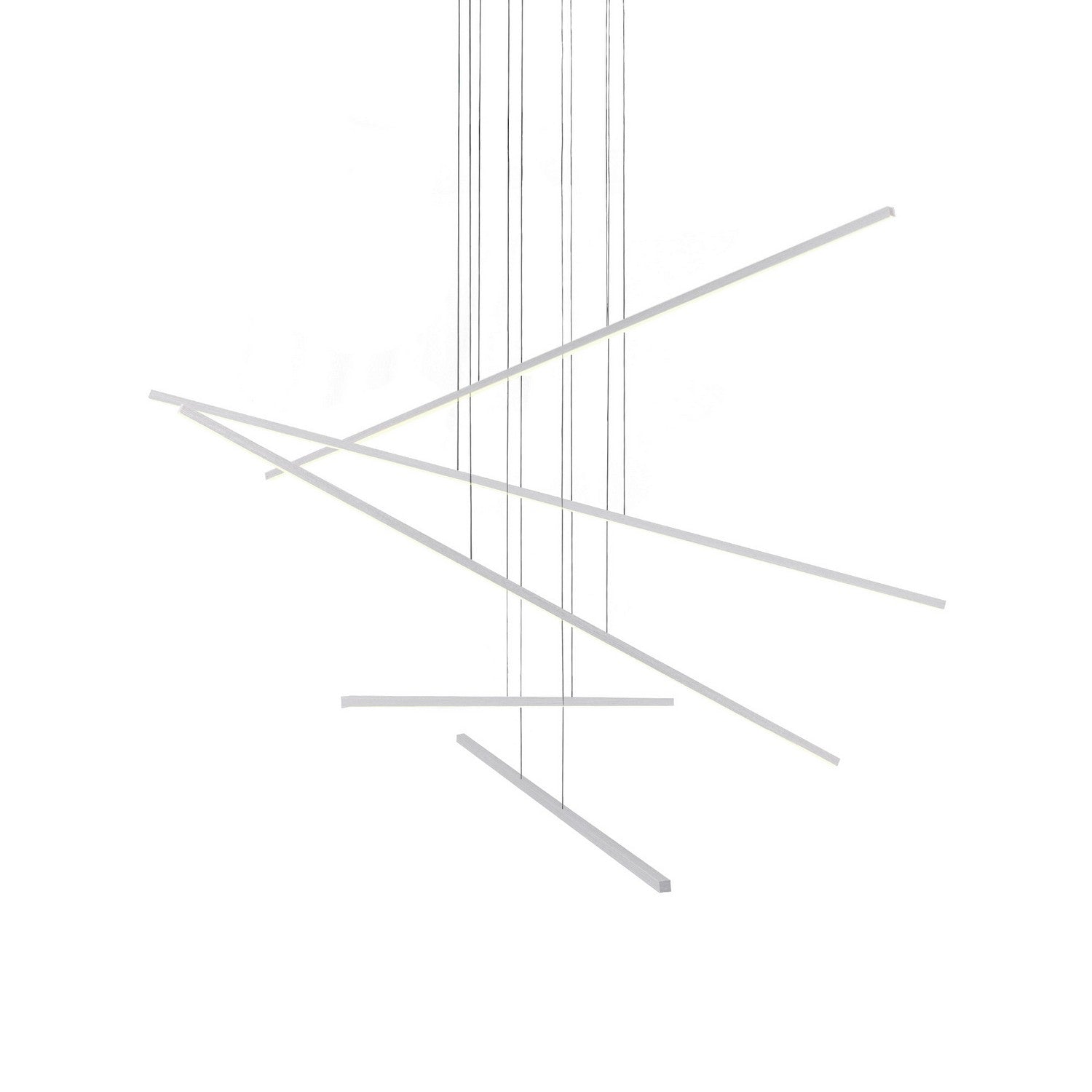 Kuzco Lighting LED Pendant from the Vega Minor collection in Brushed Nickel finish