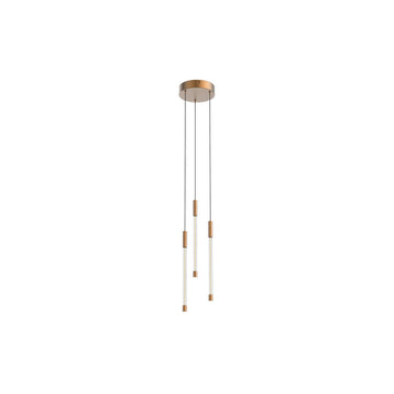 Kuzco Lighting LED Pendant from the Motif collection in Brushed Gold finish