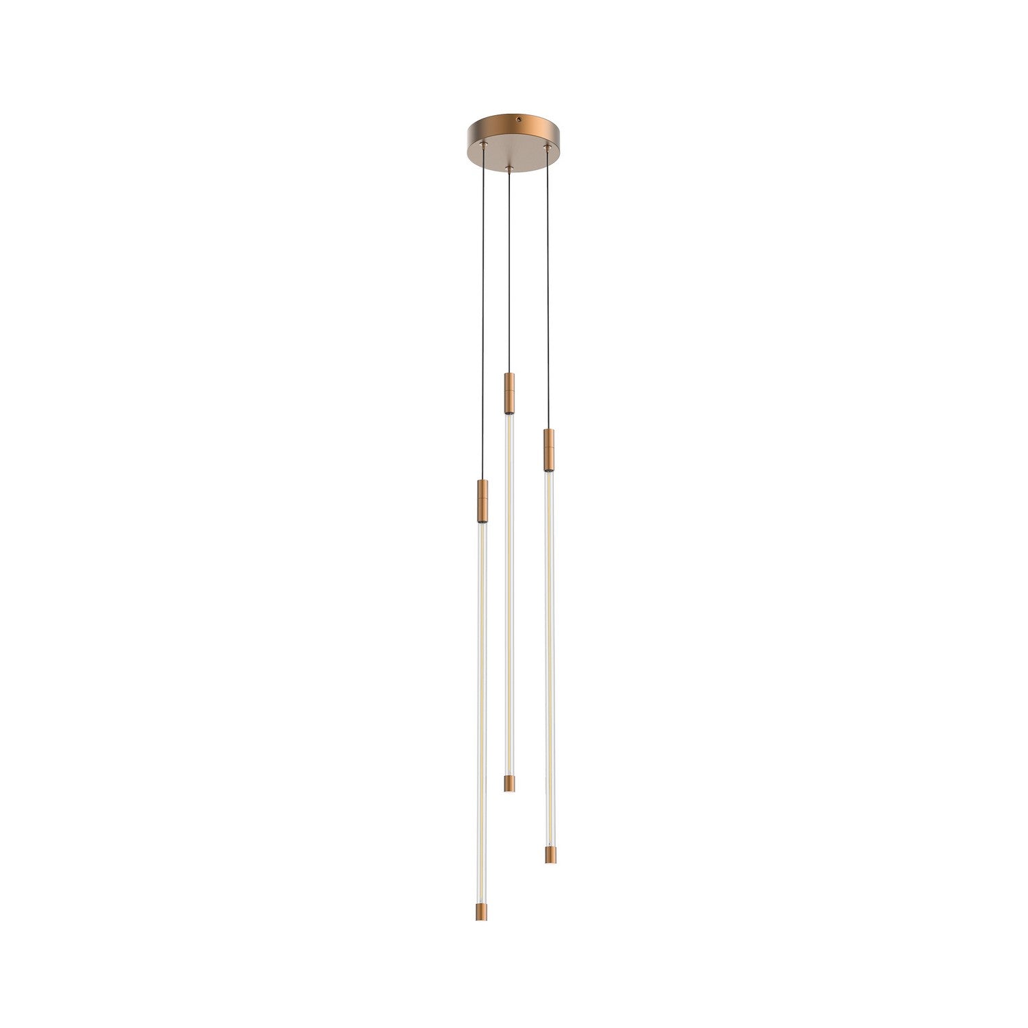 Kuzco Lighting LED Pendant from the Motif collection in Brushed Gold finish