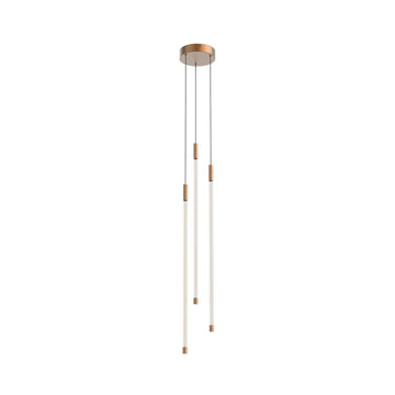 Kuzco Lighting LED Pendant from the Motif collection in Brushed Gold finish