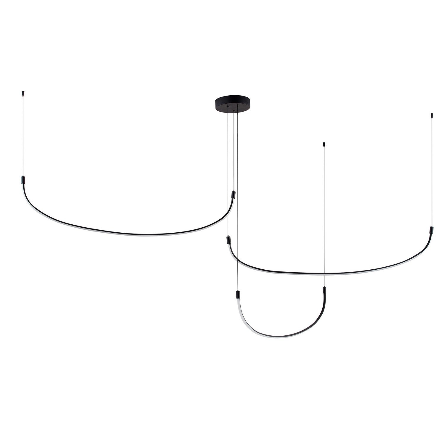 Kuzco Lighting LED Pendant from the Talis collection in Black finish