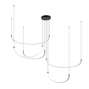 Kuzco Lighting LED Pendant from the Talis collection in Black finish