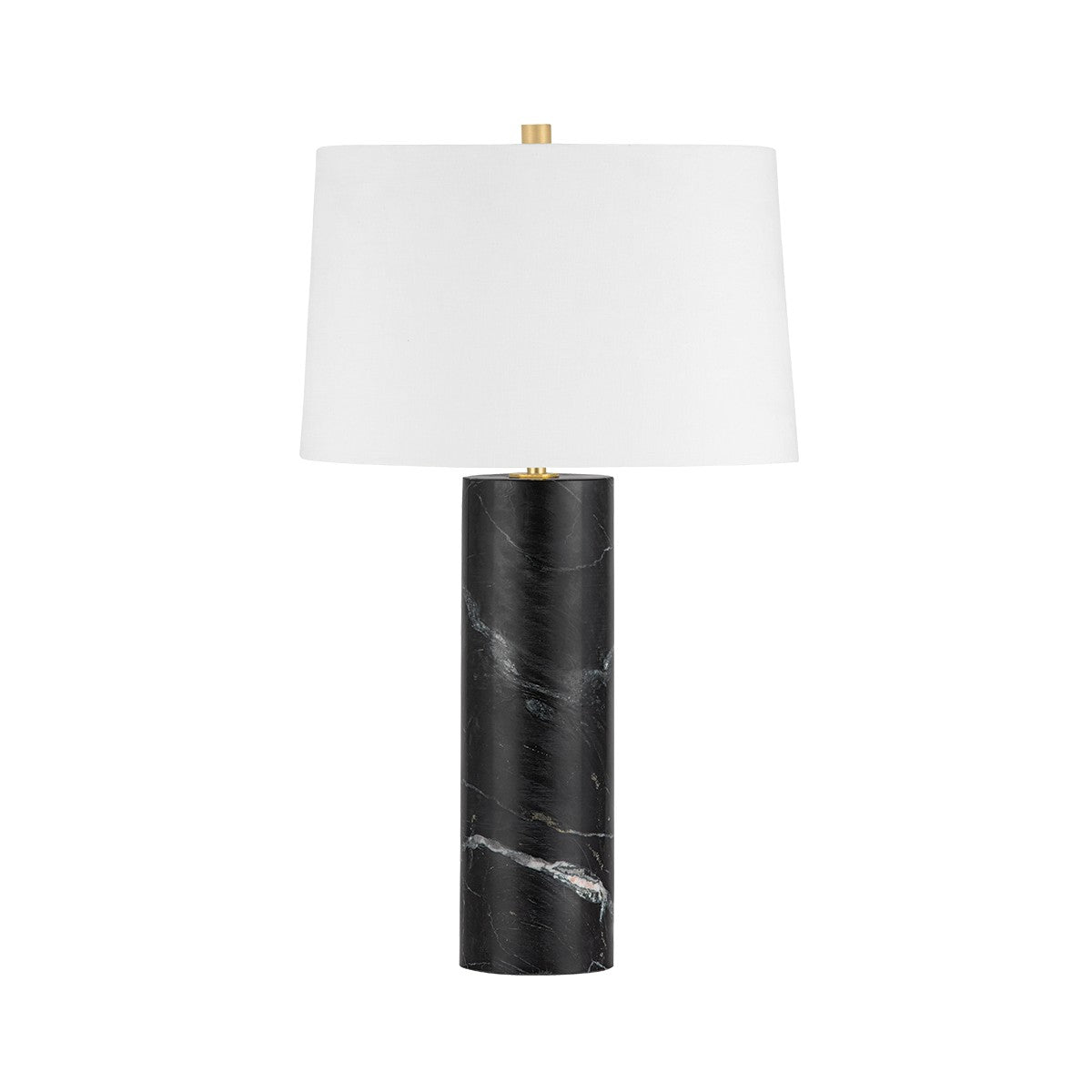 Hudson Valley One Light Table Lamp from the Sprague collection in Aged Brass finish