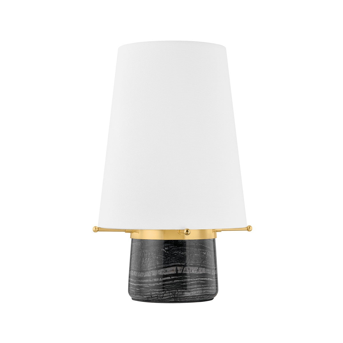 Hudson Valley LED Table Lamp from the Central valley collection in Aged Brass finish