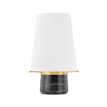 Hudson Valley LED Table Lamp from the Central valley collection in Aged Brass finish