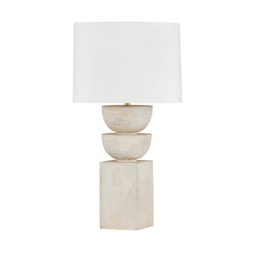 Hudson Valley One Light Table Lamp from the Gardiner collection in Aged Brass finish