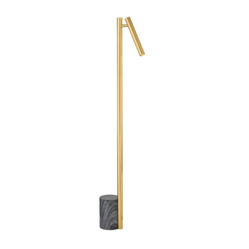 Hudson Valley LED Floor Lamp from the Circleville collection in Aged Brass finish