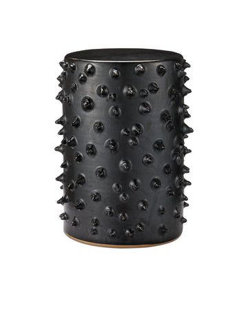 Currey and Company Accent Table in Black finish