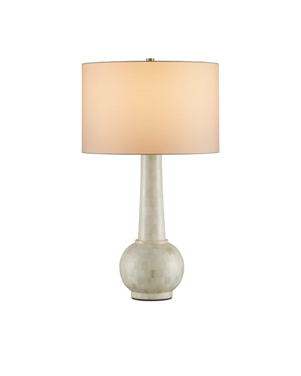 Currey and Company One Light Table Lamp from the Osa Collection collection in Natural Bone finish