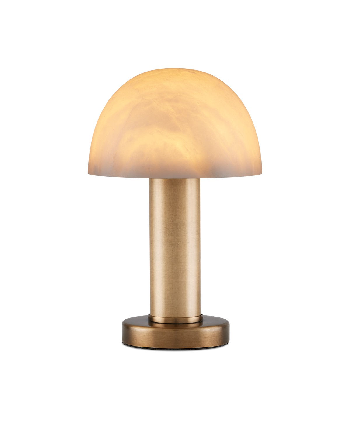 Currey and Company One Light Table Lamp in Natural / Brass finish