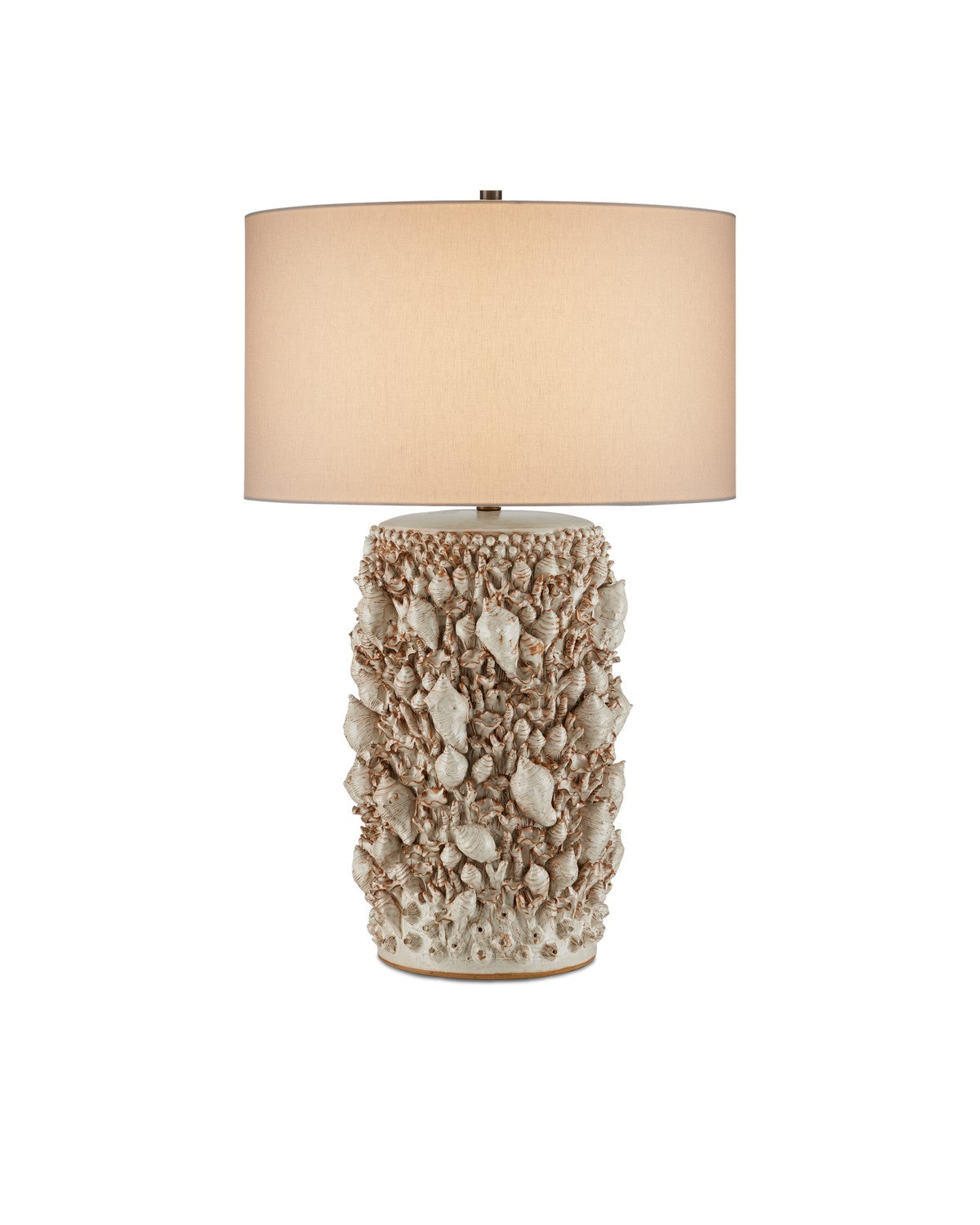 Currey and Company One Light Table Lamp from the Corfu Collection collection in Milky White finish