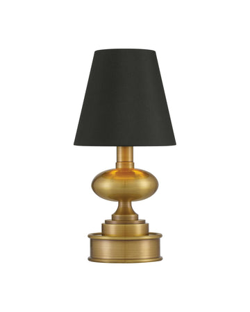 Currey and Company One Light Table Lamp from the Galavant Collection collection in Brass finish