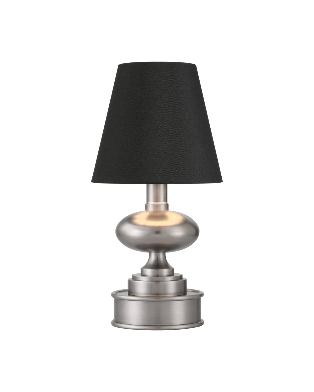 Currey and Company One Light Table Lamp from the Galavant Collection collection in Brushed Nickel finish