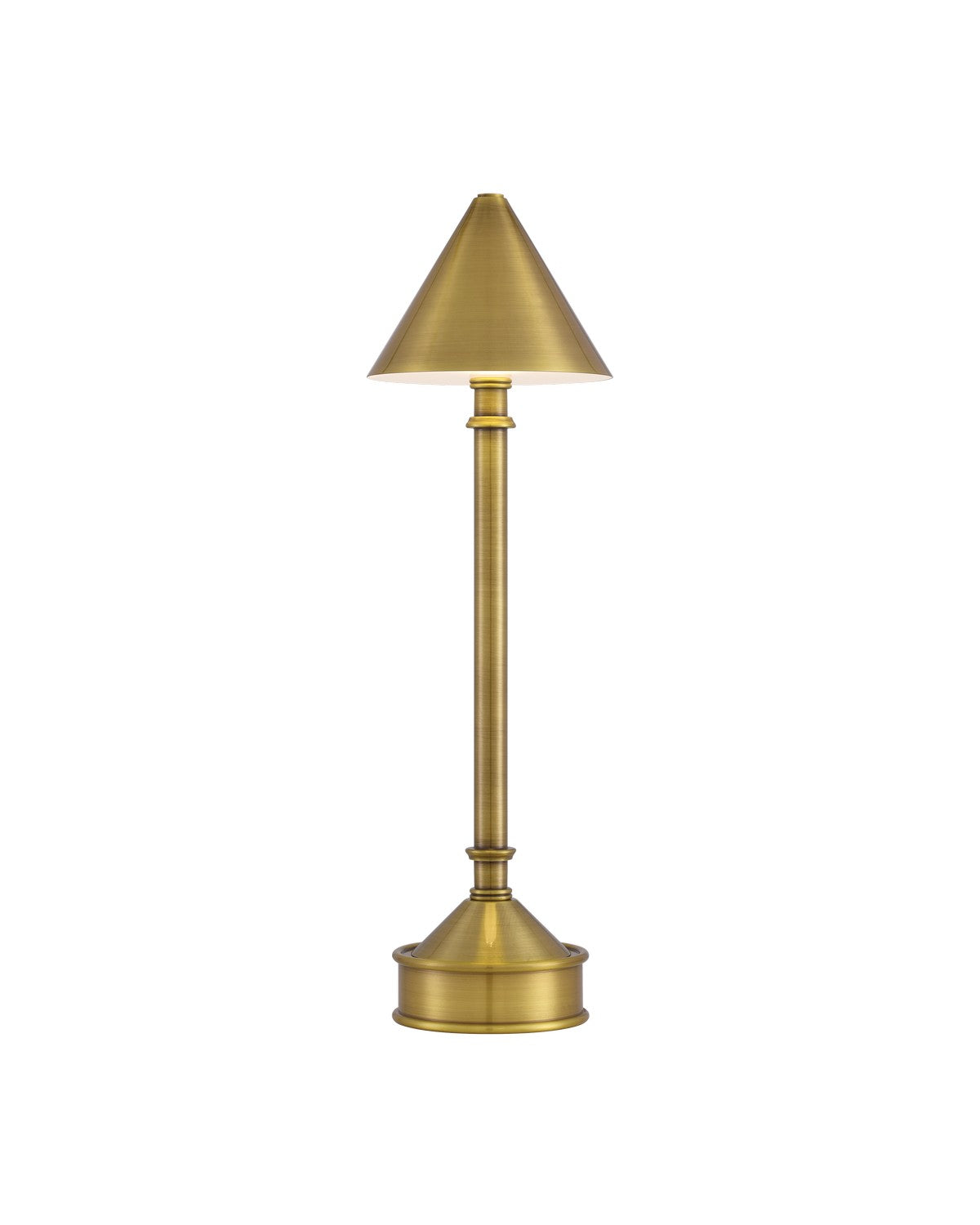 Currey and Company LED Table Lamp from the Traipse Collection collection in Brass finish