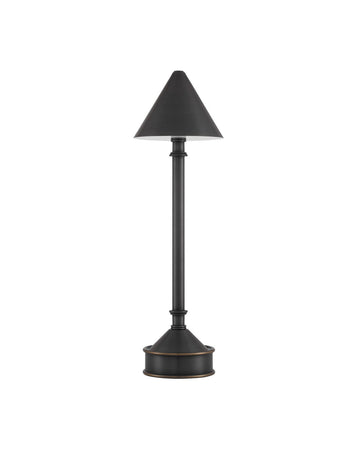 Currey and Company LED Table Lamp from the Traipse Collection collection in Oil Rubbed Bronze finish