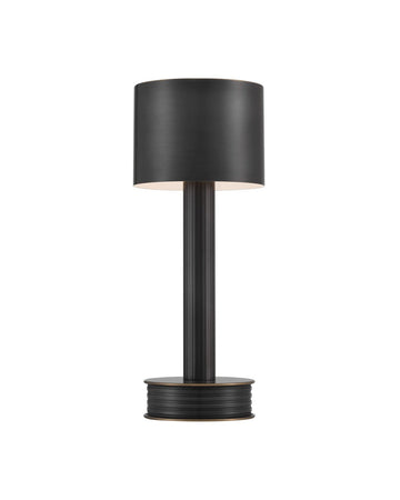 Currey and Company LED Table Lamp from the Traverse Collection collection in Oil Rubbed Bronze finish