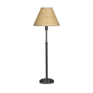 Regina Andrew One Light Buffet Lamp from the Polly collection in Blackened Brass finish