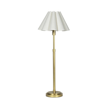 Regina Andrew One Light Buffet Lamp from the Polly collection in Natural Brass finish