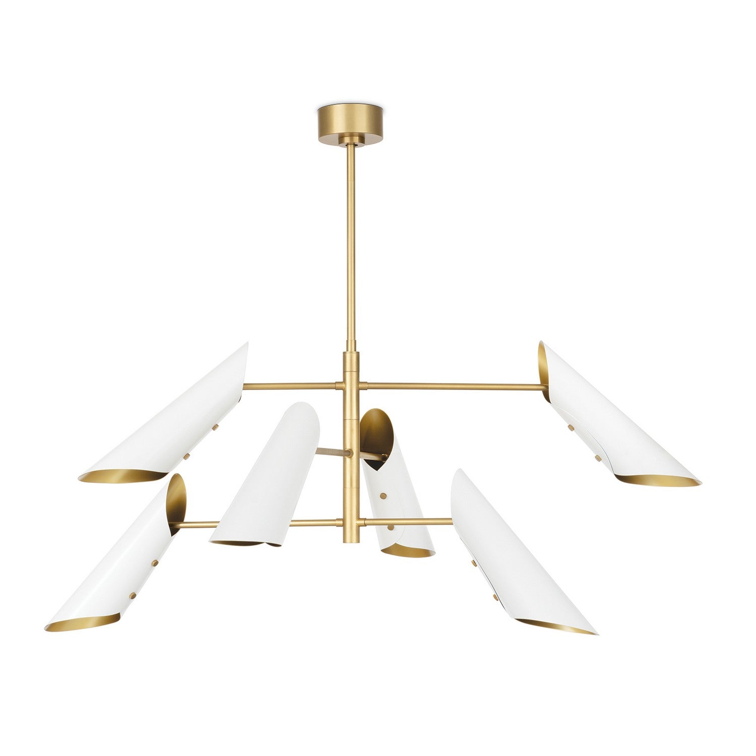 Regina Andrew Six Light Chandelier from the Vest collection in White finish
